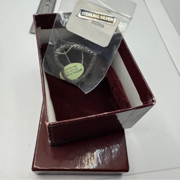 Vintage Sterling Silver Brooch Pin .925 Marcasite - Picture 6 of 7